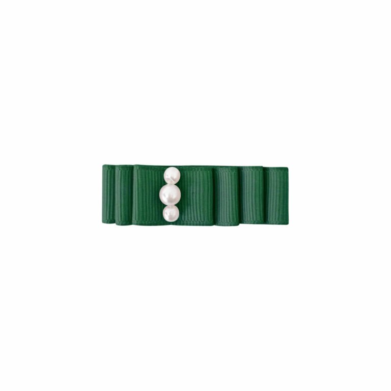 Small layered hair bow alligator clip-Milledeux
