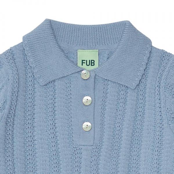 Pointelle Dress, Sky - Fub