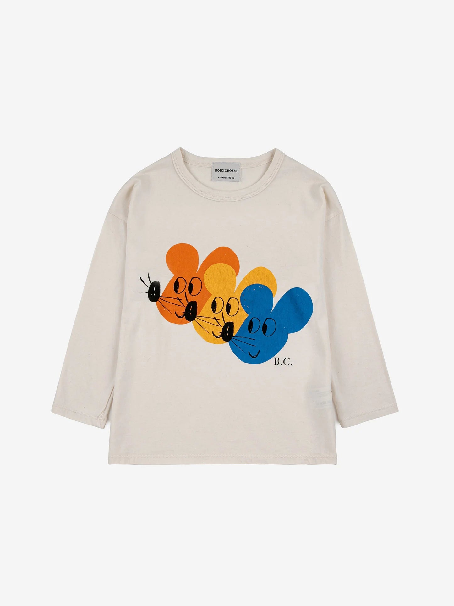 Multi Colour Mouse T-Shirt -Bobo Choses