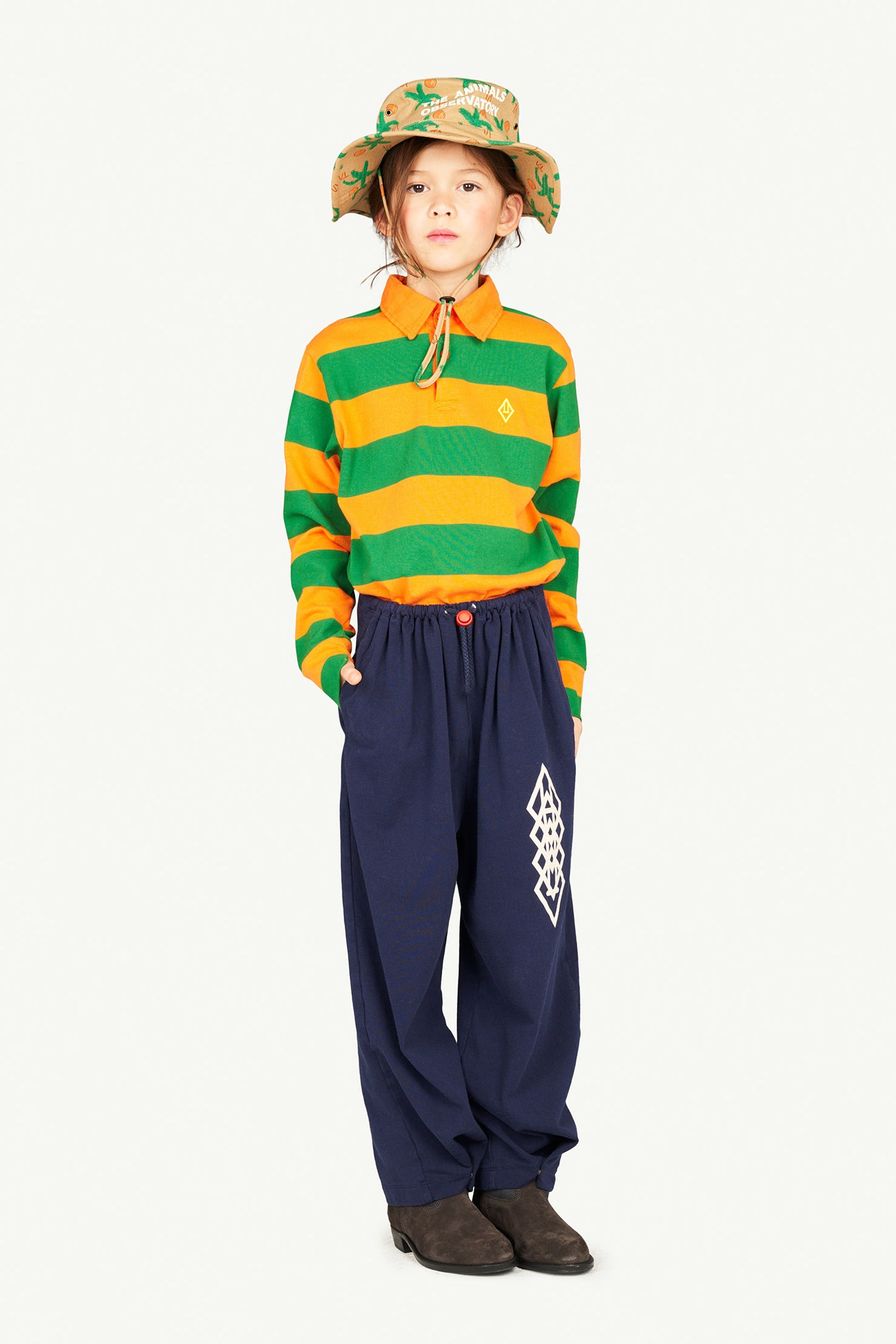 Deep Blue Stag Sweatpants-The Animals Observatory
