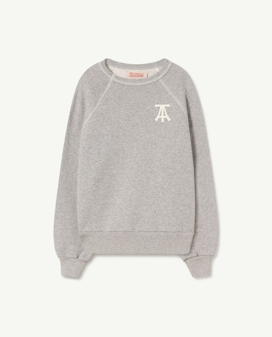 Gray Shark Sweatshirt-The Animals Observatory