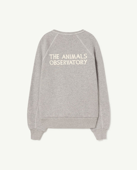 Gray Shark Sweatshirt-The Animals Observatory