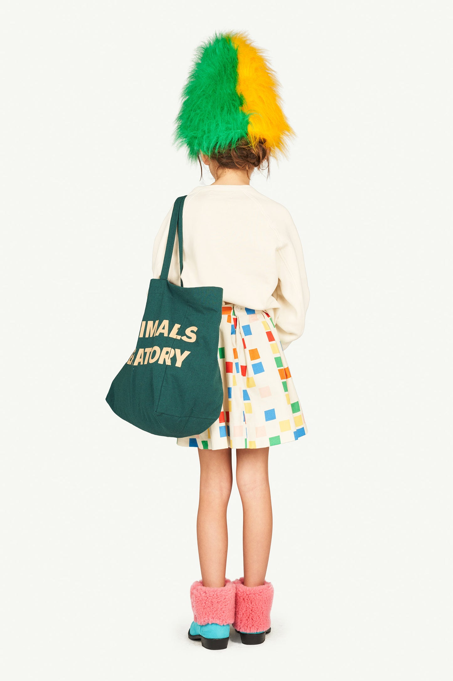 Ecru Salamander Confetti Skirt-The Animals Observatory