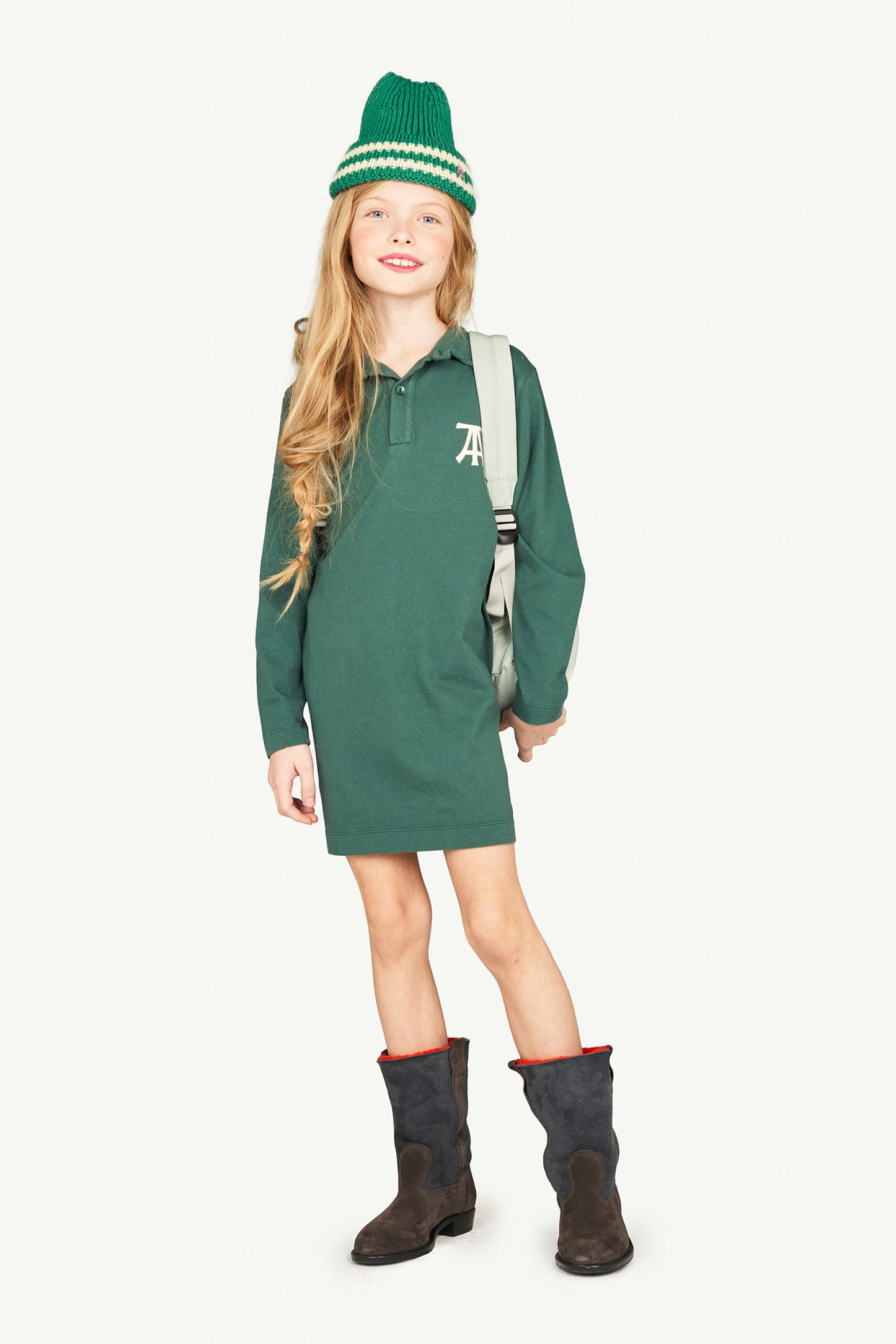Dark Green Dragon Dress-The Animals Observatory