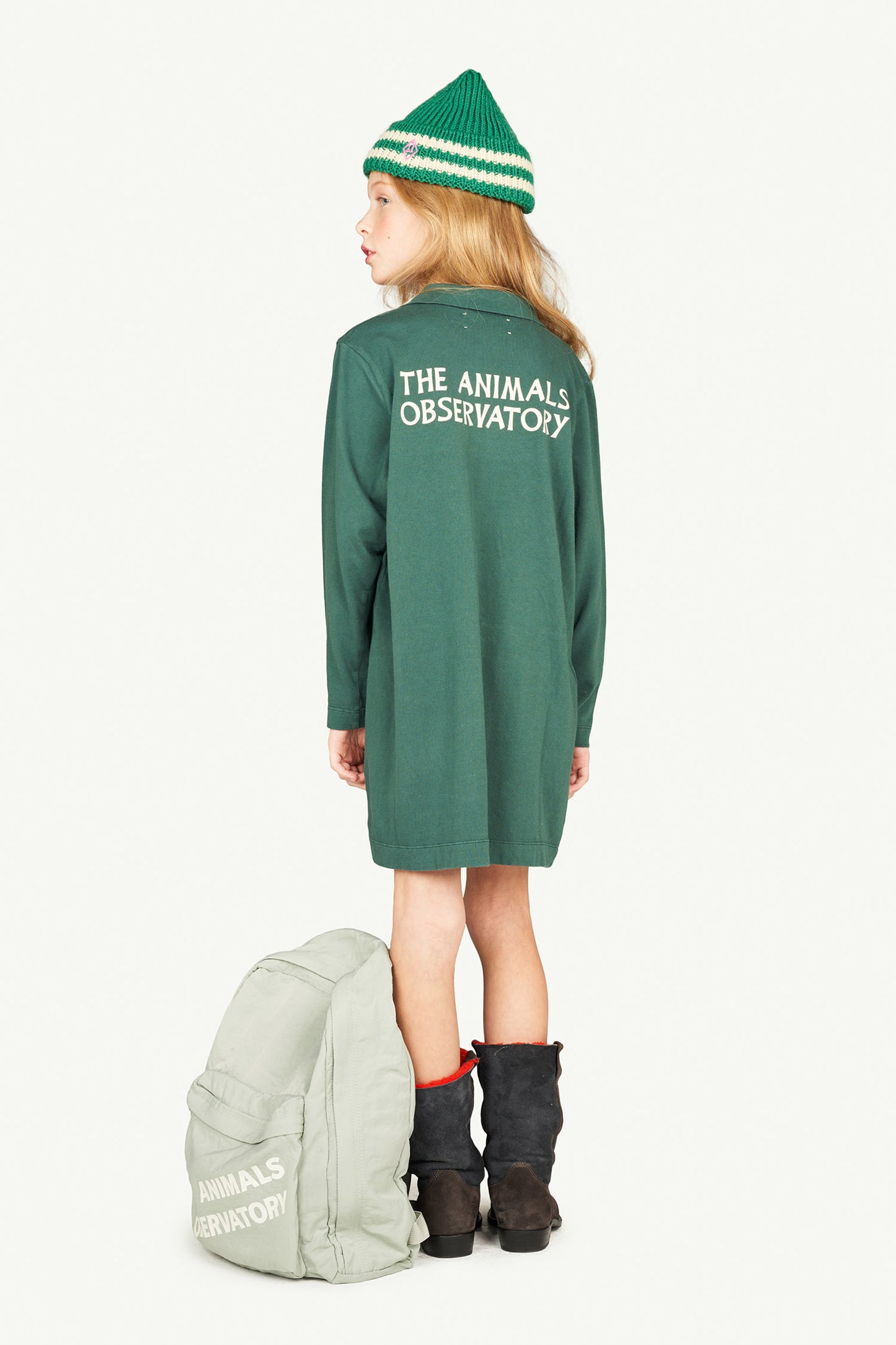 Dark Green Dragon Dress-The Animals Observatory