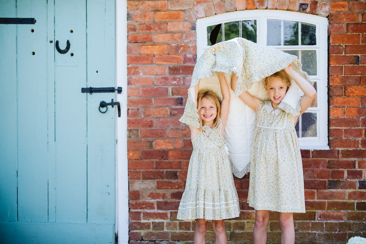 Olivia Dress meadow floral in sherbert-Little Cotton Clothes