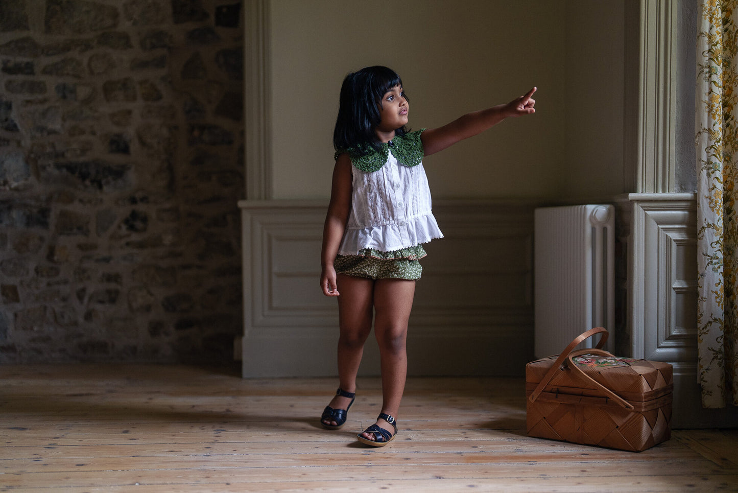 Hazel Blouse Off White-Little Cotton Clothes