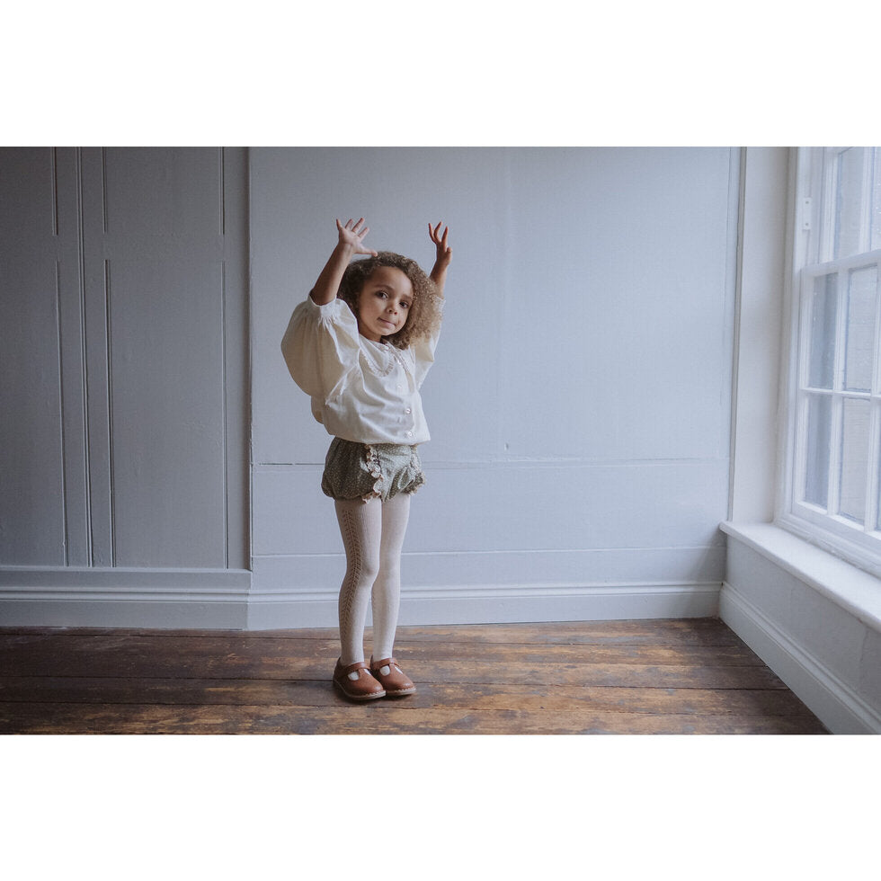 Organic Dorit Bloomers ,cowslip floral in beech-Little Cotton Clothes