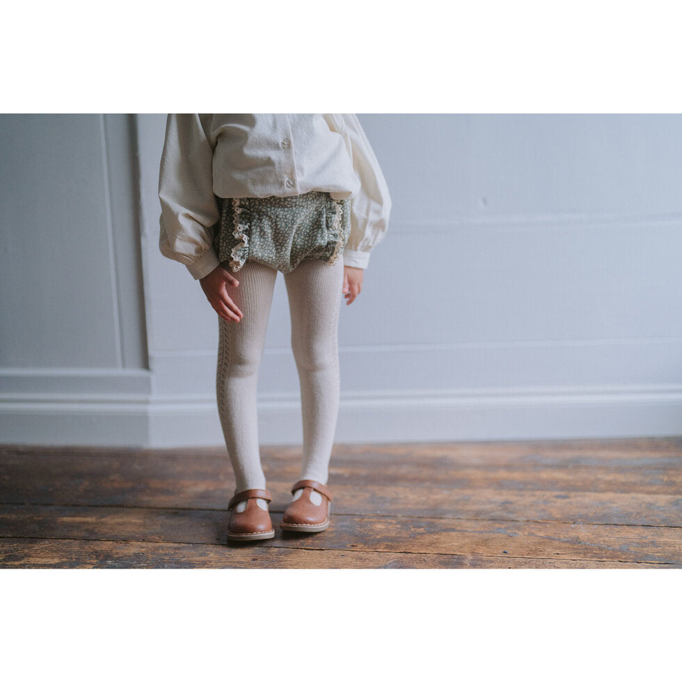 Organic Dorit Bloomers ,cowslip floral in beech-Little Cotton Clothes