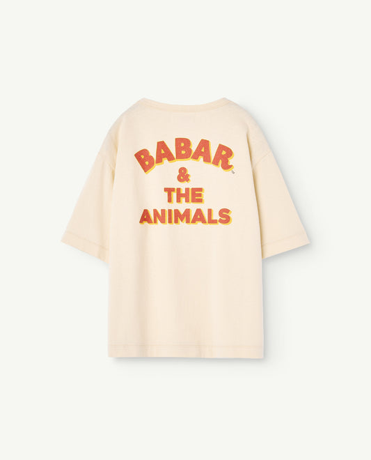Babar Ecru Rooster Oversize T-Shirt-Babar & The Animals