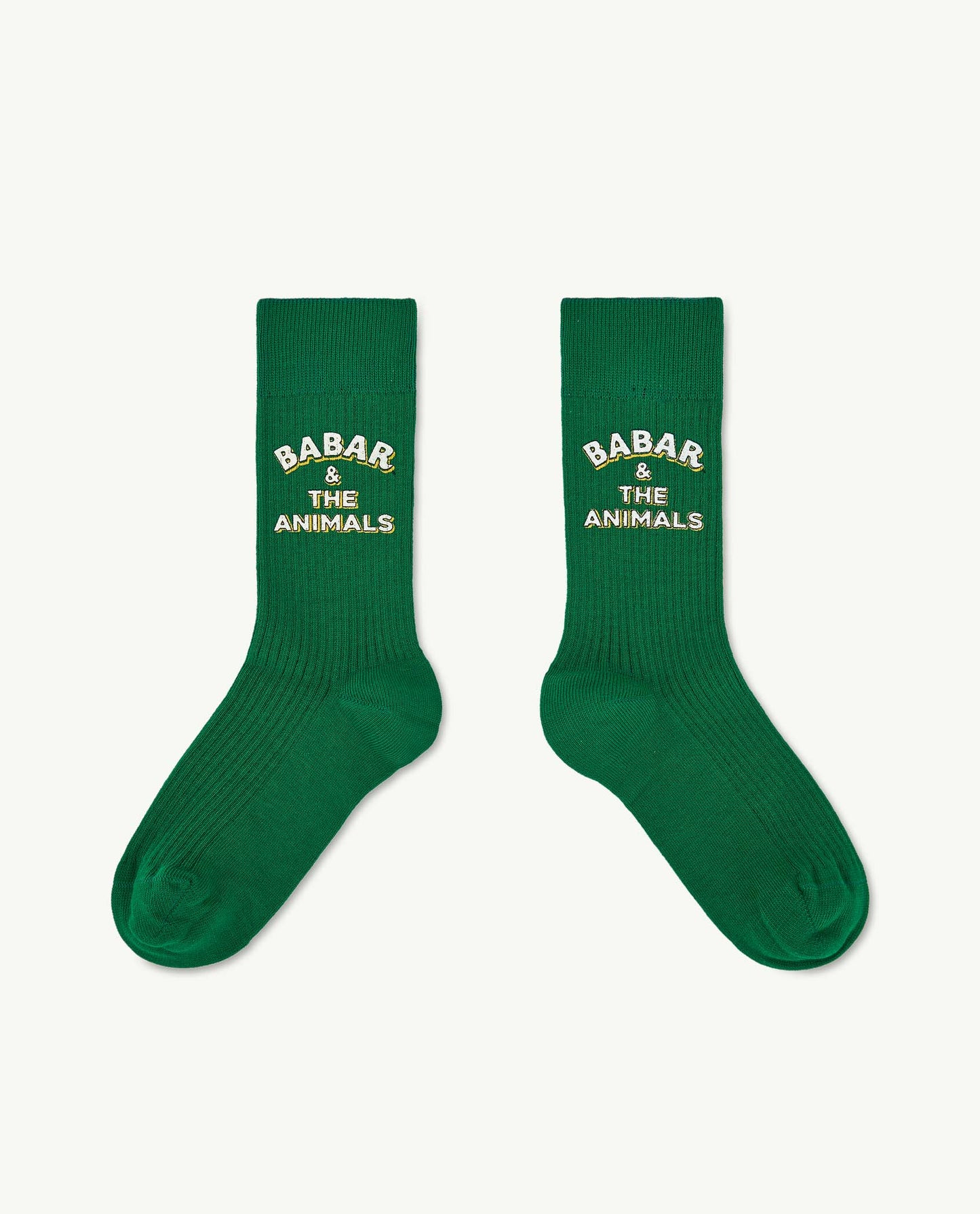 Babar Green Worm Socks-Babar & The Animals