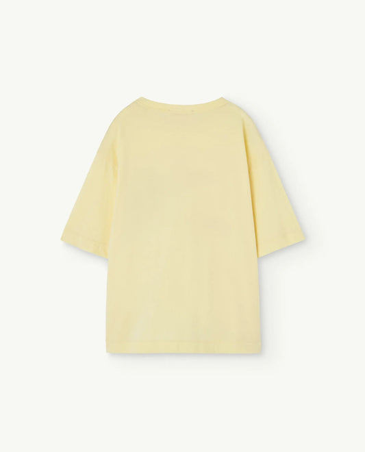 Soft Yellow Bear Rooster Oversize T-Shirt