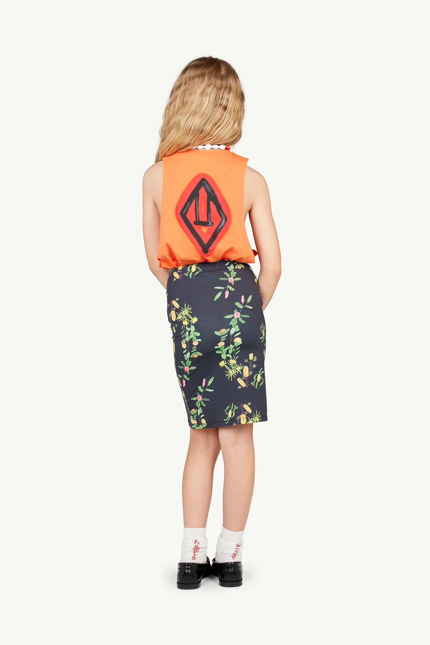 Orange Prawn Tank Top