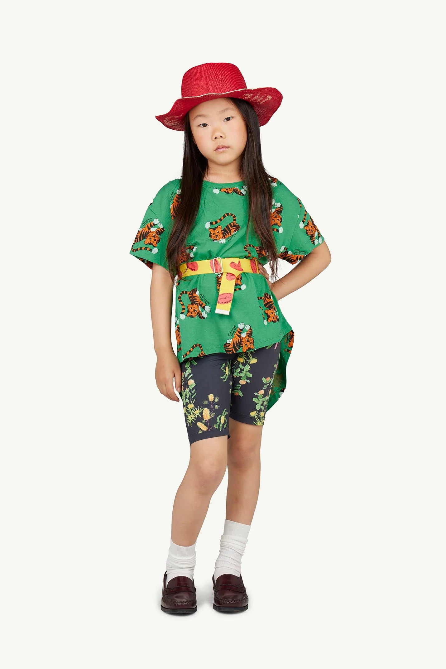 Deep Brown Sardine Short Leggings