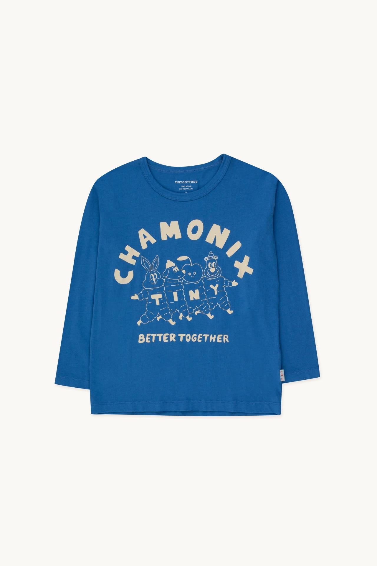 Chamonix Tee,  Blue- Tiny Cottons