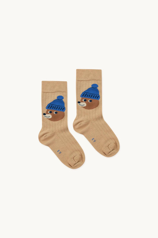 Bear Socks, Almond- Tiny Cottons