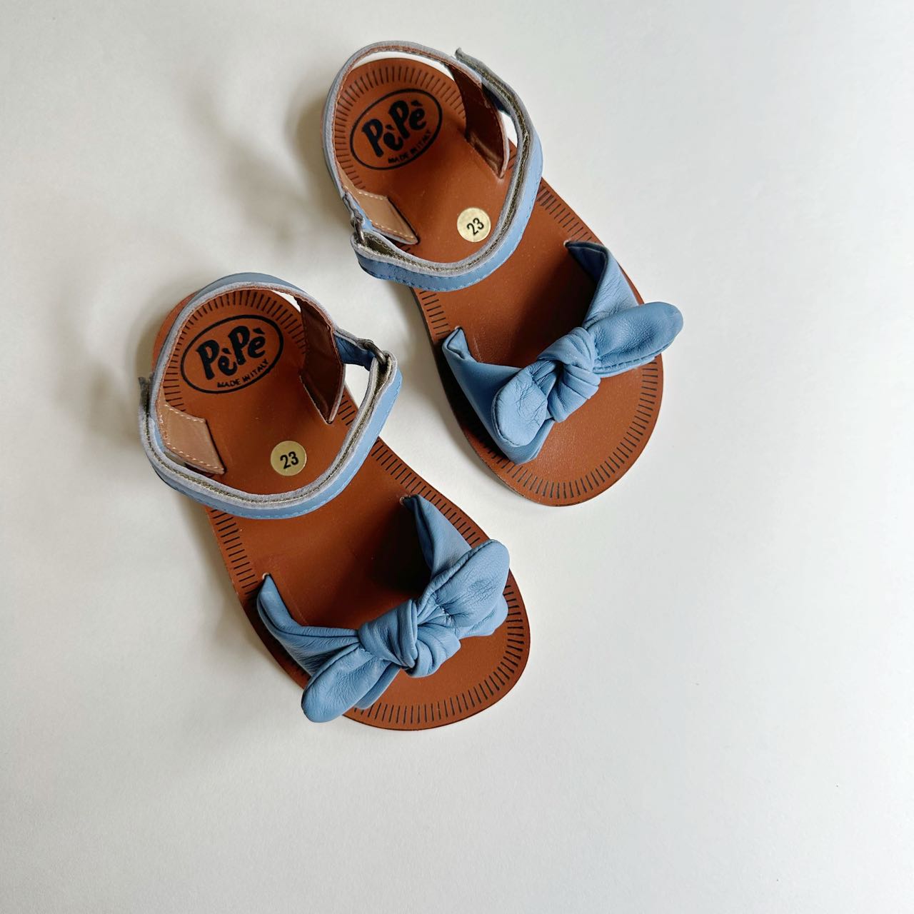 Blum Bow Sandals, Blue- PèPè