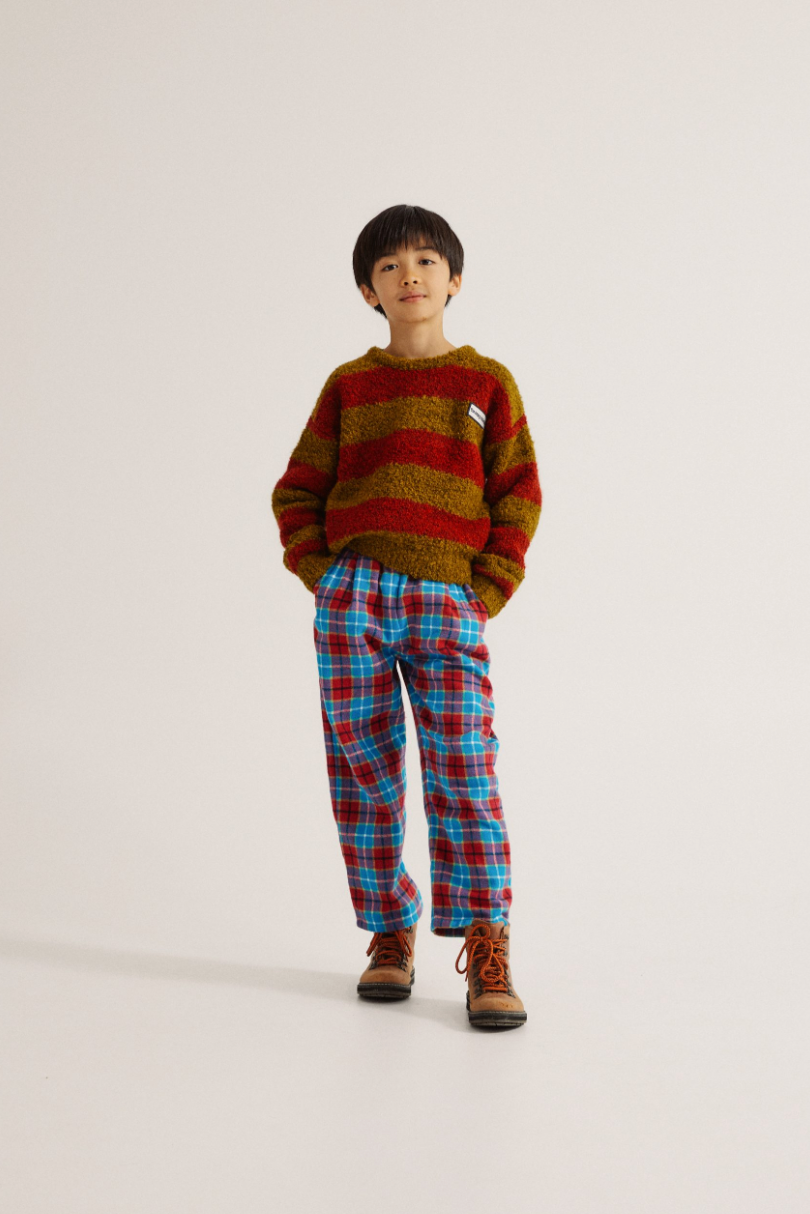 Red Stripes Kids Jumper - The Campamento