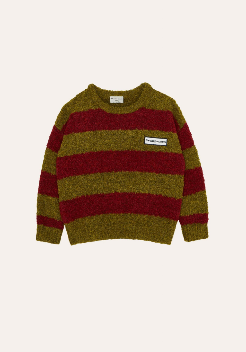 Red Stripes Kids Jumper - The Campamento