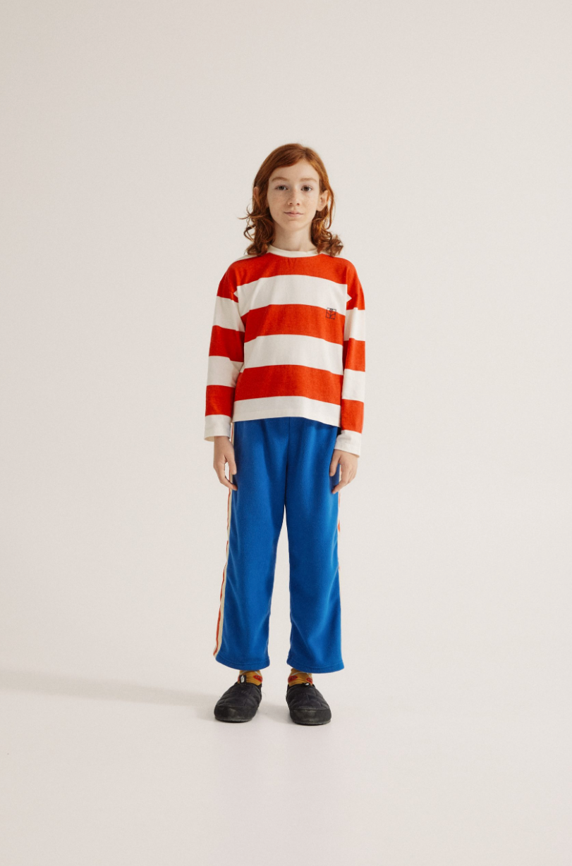 Bicoloured Bands Kids Trousers - The Campamento