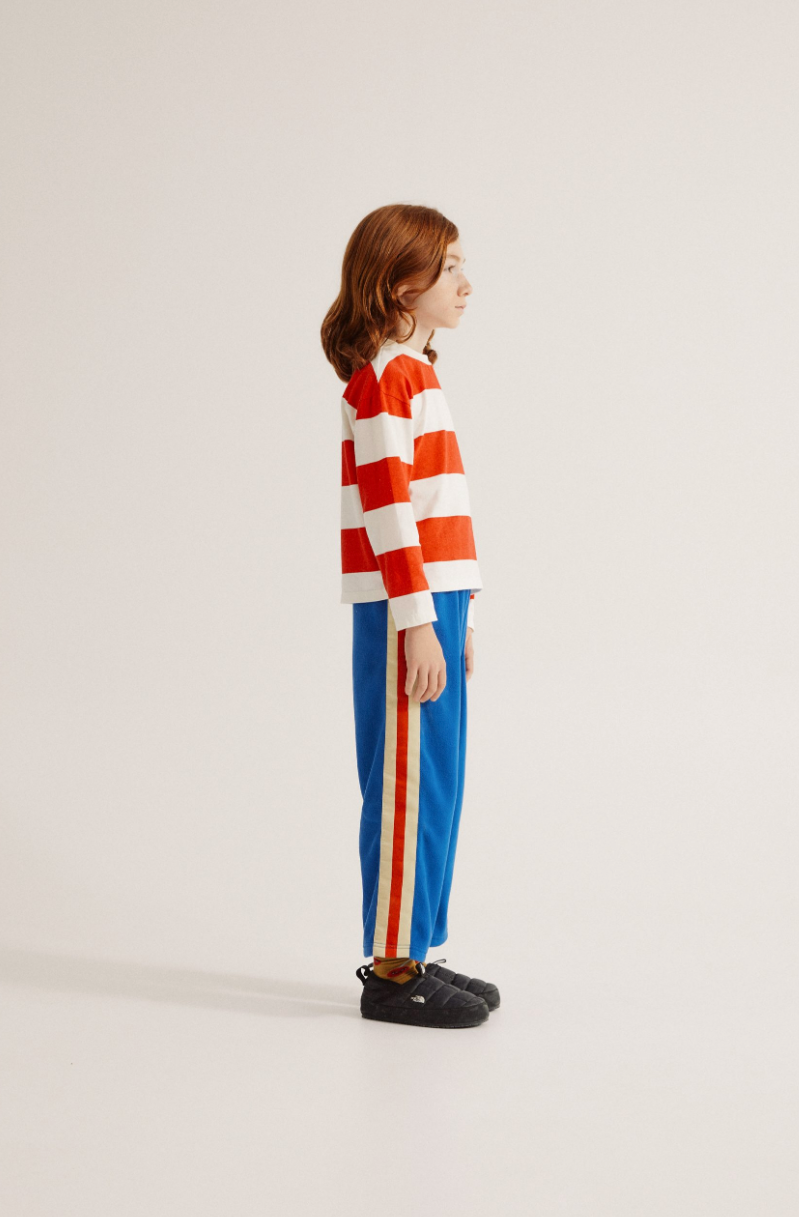 Bicoloured Bands Kids Trousers - The Campamento