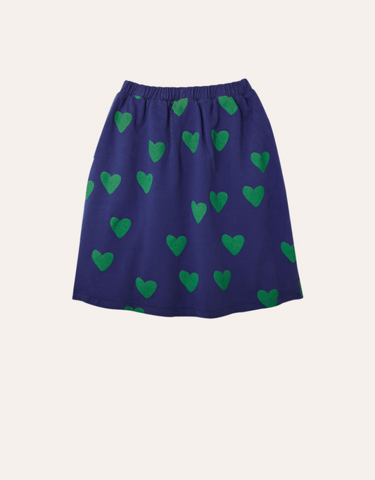 Green Hearts Kids Skirt - The Campamento