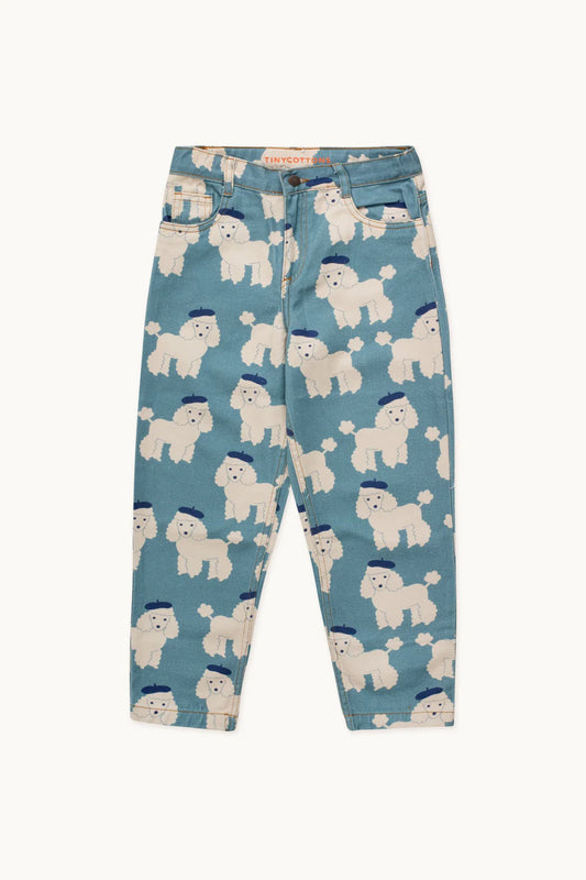 Tiny Poodle Baggy Jeans, blue grey- Tiny Cottons