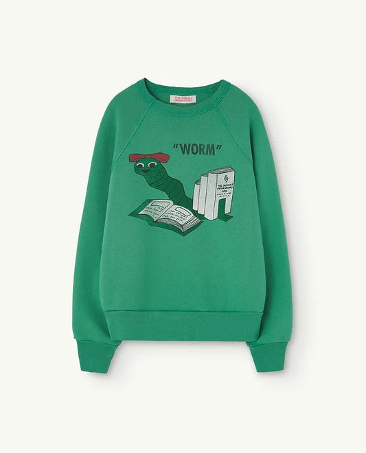 Bookworm Green Shark Sweatshirt