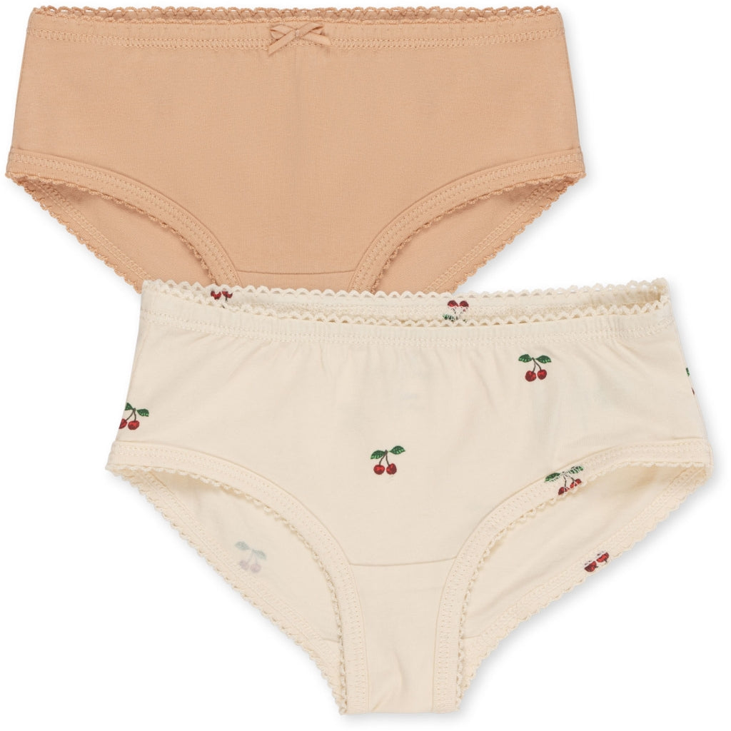 Basic 2 Pack Girl Underpants Gots- Konges Slojd