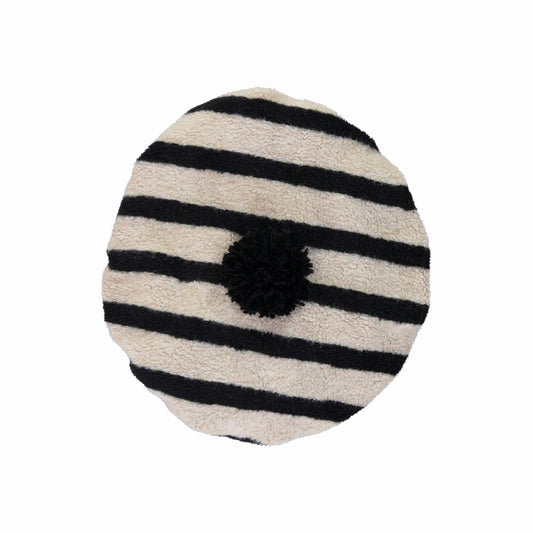 Cleo Beret Parisian Stripes-Bebe Organic