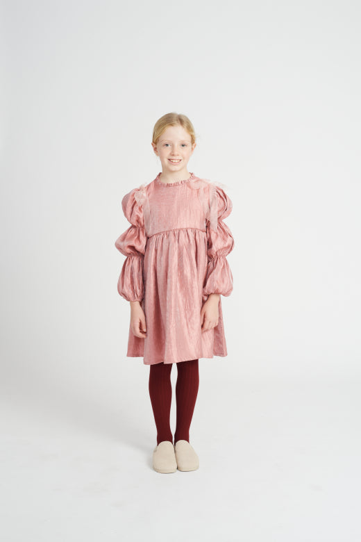Elizabeth Dress, Mauvelous -Bebe Organic
