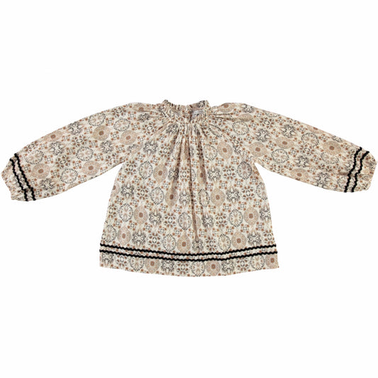 Gabriella Blouse, Vintage Floral -Bebe Organic