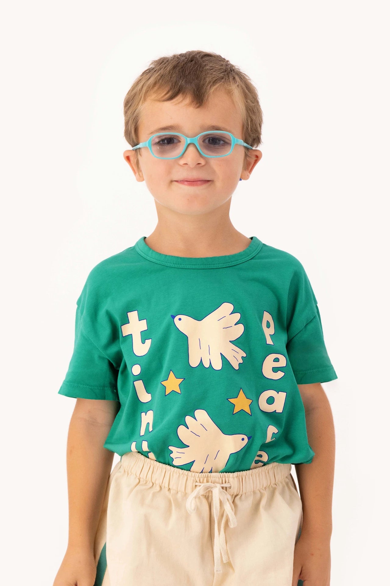 Tiny Peace Tee- Tiny cottons