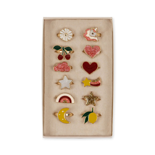 12 PACK RING SET- Konges Slojd