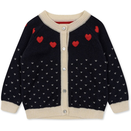 Heart Cardigan- Konges Slojd