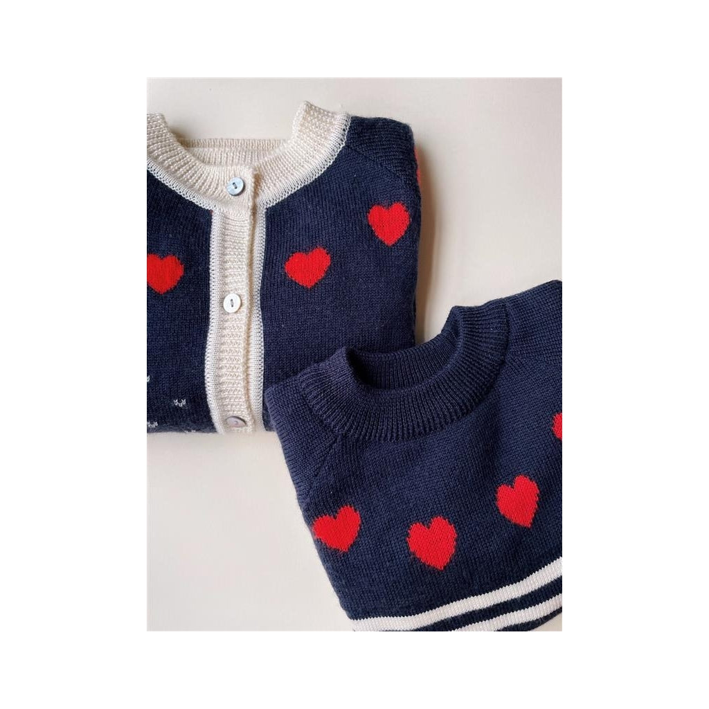 Heart Cardigan- Konges Slojd