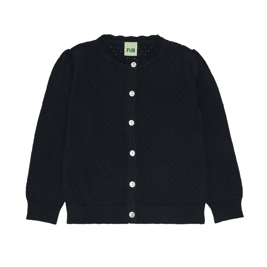Cardigan, dark navy- Fub