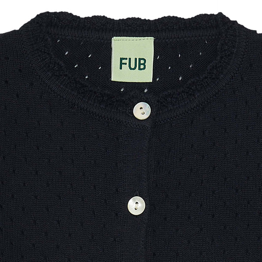 Cardigan, dark navy- Fub