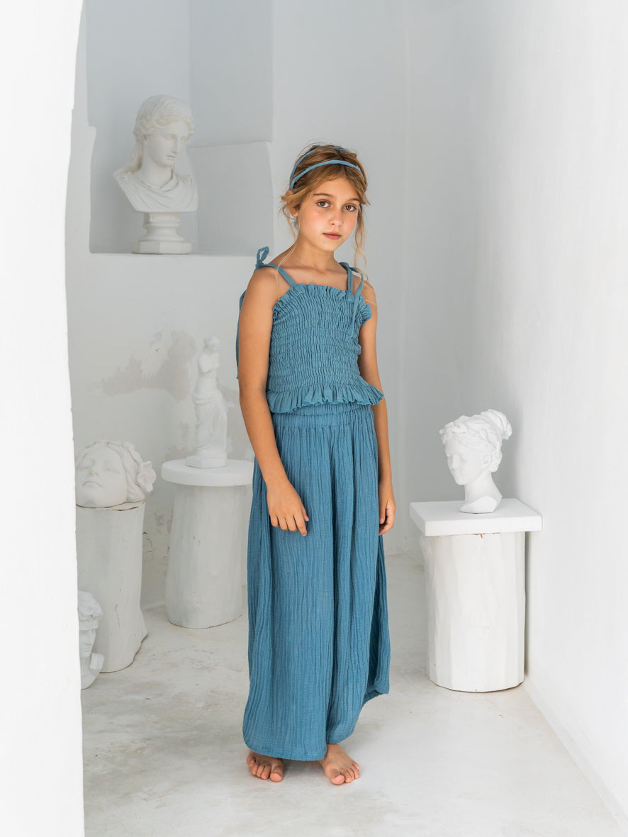 Pant Apolo, Blue Egeo- Belle Chiara