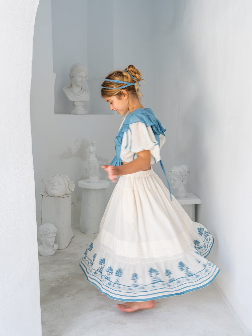 Skirt Chloris, Ecru- Belle Chiara