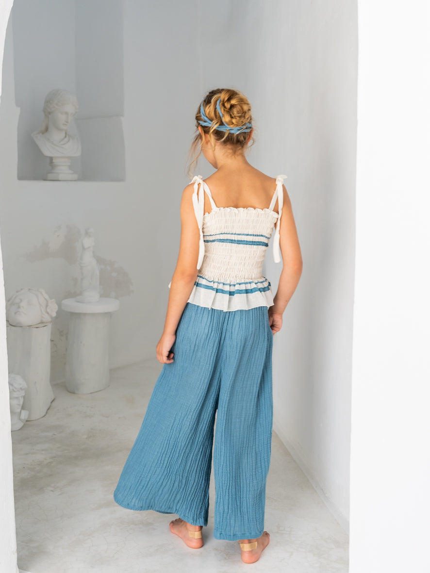 Pant Apolo, Blue Egeo- Belle Chiara