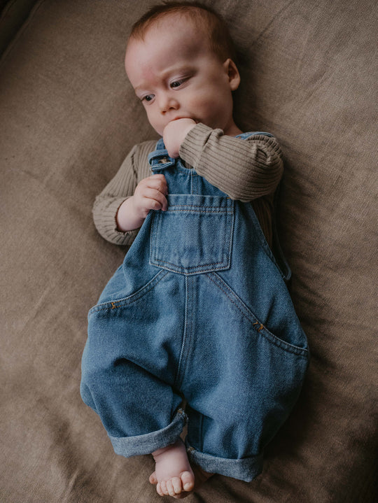 The Oversized Denim Dungaree-The Simple Folk