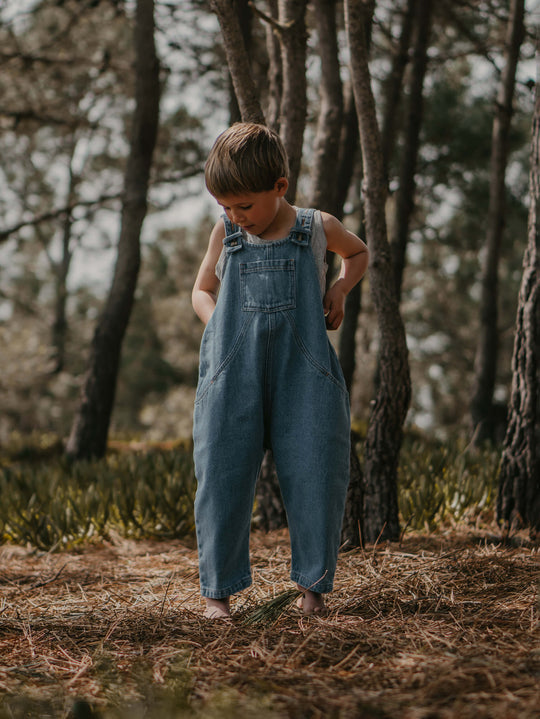 The Oversized Denim Dungaree-The Simple Folk