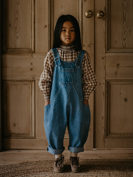 The Oversized Denim Dungaree-The Simple Folk