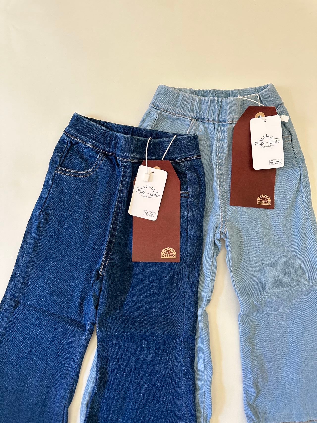 Flare denim pants-Pippi Lotta