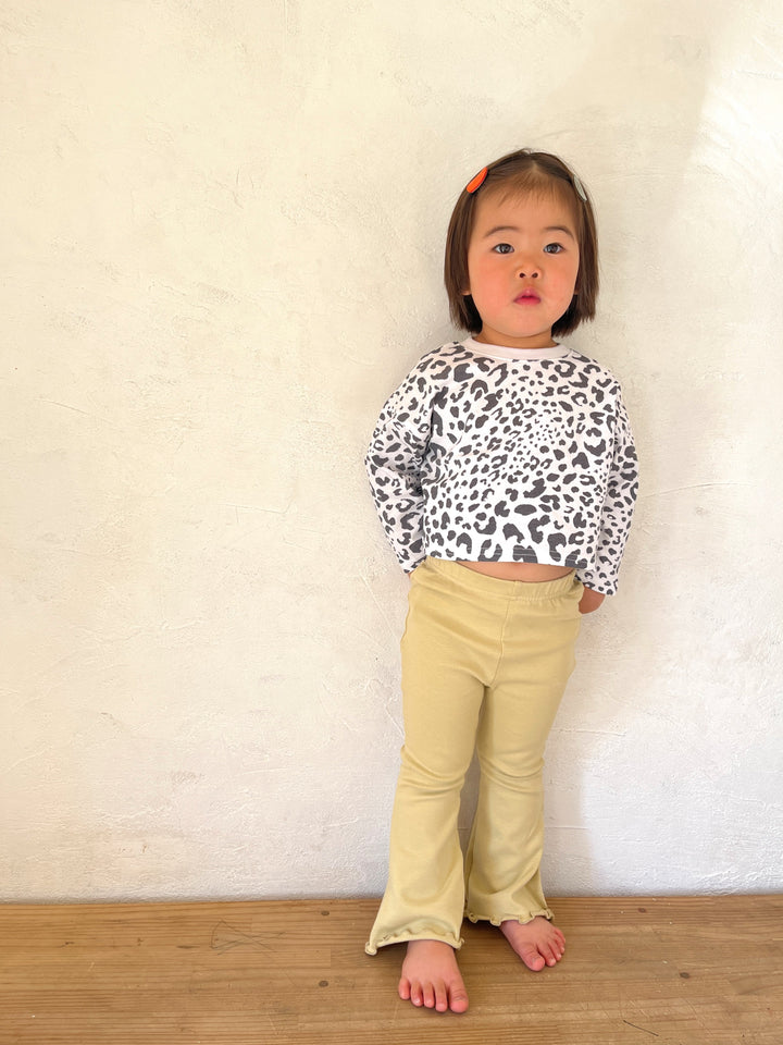 Flare cotton pants-Pippi Lotta
