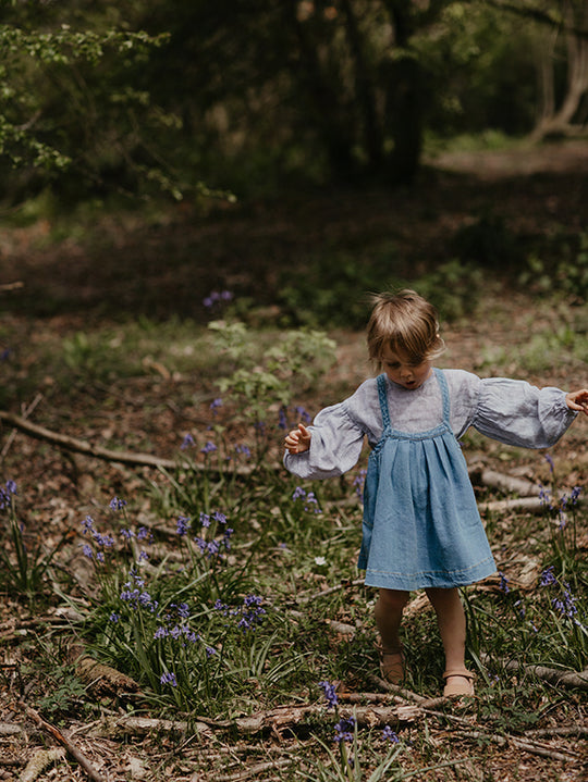 The Oversized Denim Pinafore-The Simple Folk