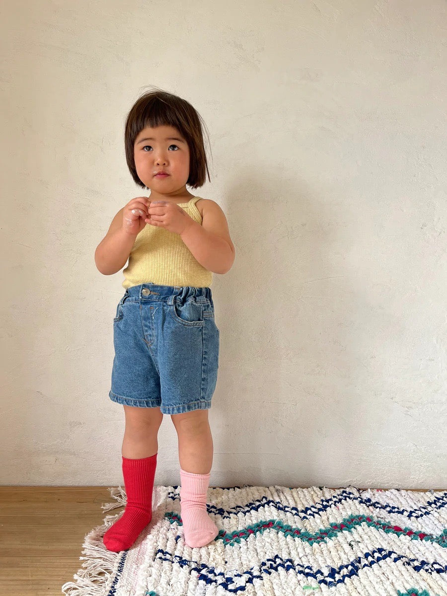 Denim Shorts-Pippi Lotta