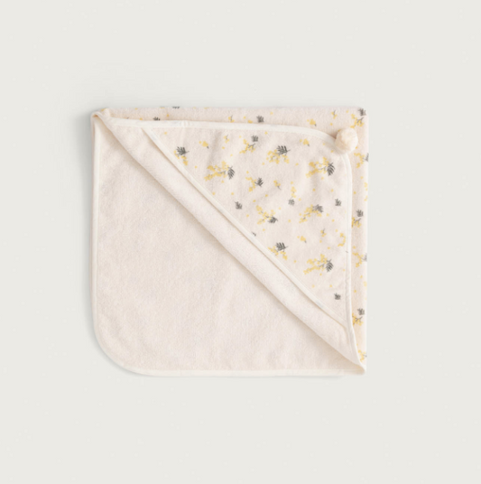Mimosa Hooded Baby Towel -Garbo&Friends