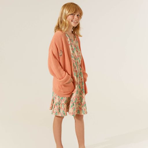 Peach Cardigan - The Campamento